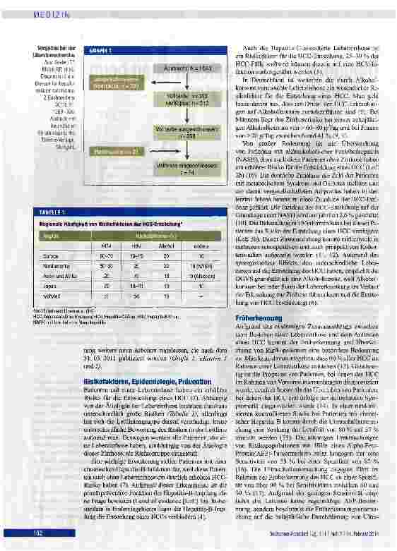 Vorschauseite 2: Diagnose und Therapieoptionen beim hepatozellulären Karzinom