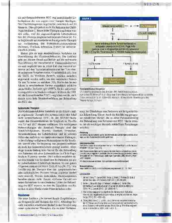 Vorschauseite 5: Diagnose und Therapieoptionen beim hepatozellulären Karzinom