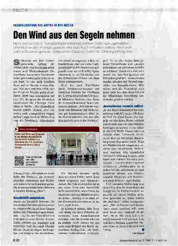 Vorschauseite 1: Den Wind aus den Segeln nehmen