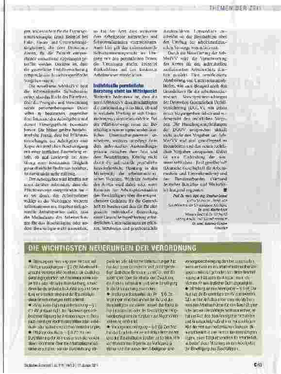 Vorschauseite 2: Vorsorge wird neu geregelt