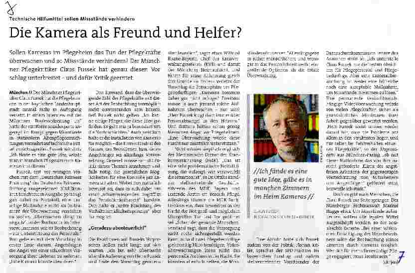 Vorschauseite 1: Die Kamera als Freund und Helfer?
