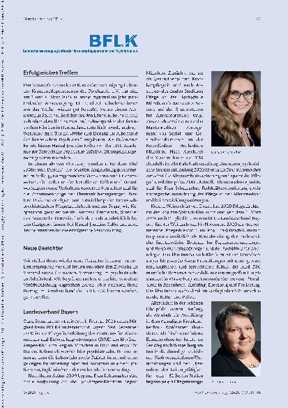Vorschauseite 1: Mitteilungen der BFLK