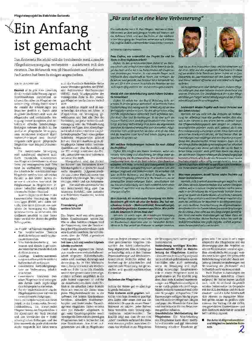 Vorschauseite 1: Ein Anfang ist gemacht