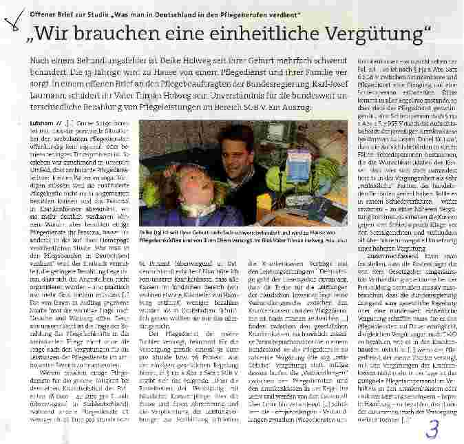 Vorschauseite 1: Wir brauchen eine einheitliche Vergütung