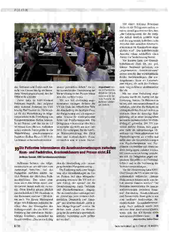 Vorschauseite 3: Der Vorstand bleibt im Amt