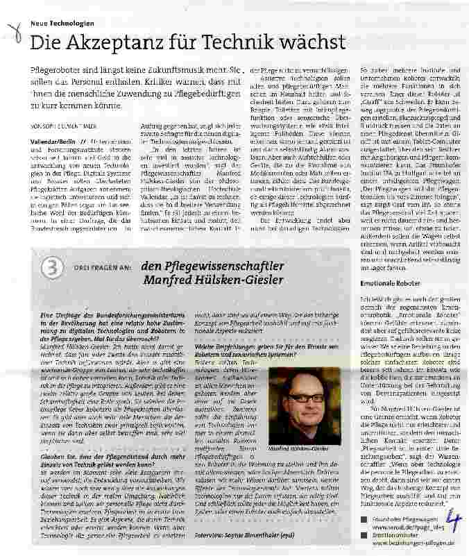 Vorschauseite 1: Die Akzeptanz für Technik wächst