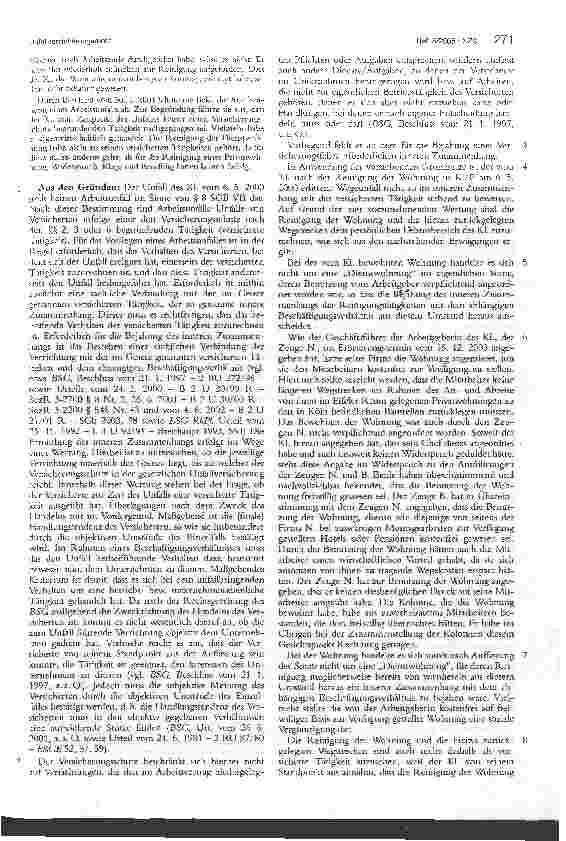 Vorschauseite 2: UnfallversicherungsrechtArbeitsunfall - innerer Zusammenhang