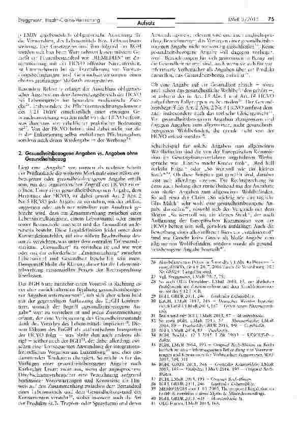 Vorschauseite 3: Neun Jahre Health-Claims-Verordnung -kein Ende der Kinderkrankheiten in Sicht