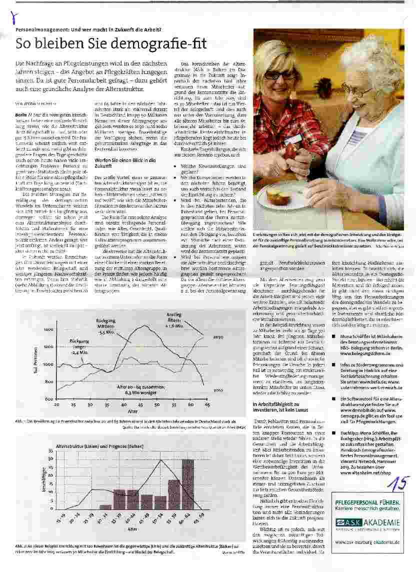 Vorschauseite 1: So bleiben Sie demografie-fit