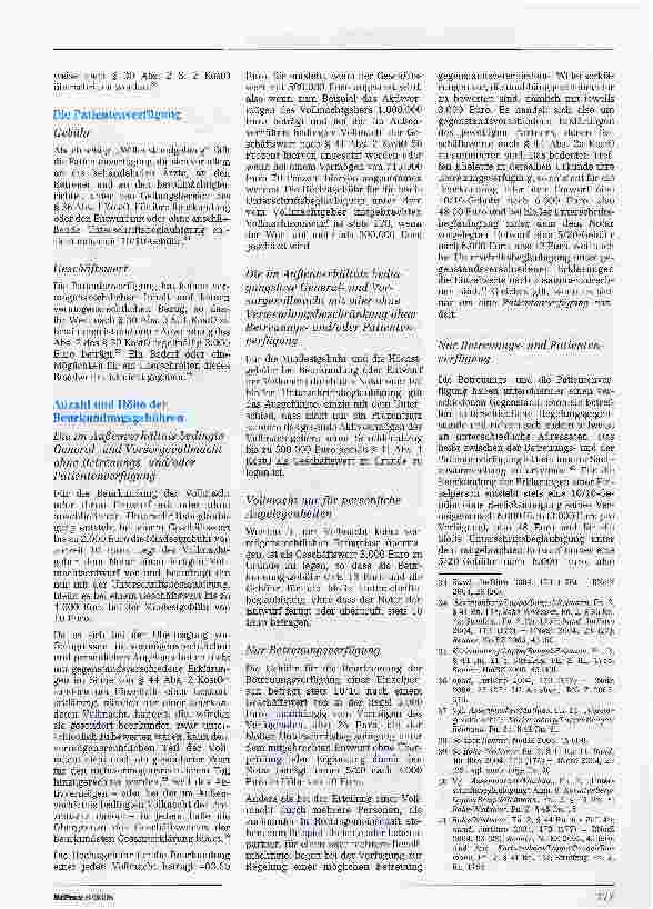 Vorschauseite 4: Die Generalund Vorsorgevollmacht mit Betreuungsund Patientenverfügung als Vorsorgemaßnahmen und ihre Kosten
