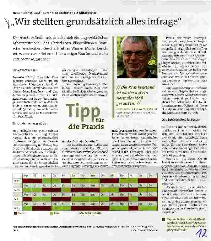 Vorschauseite 1: Wir stellten grundsätzlich alles infrage