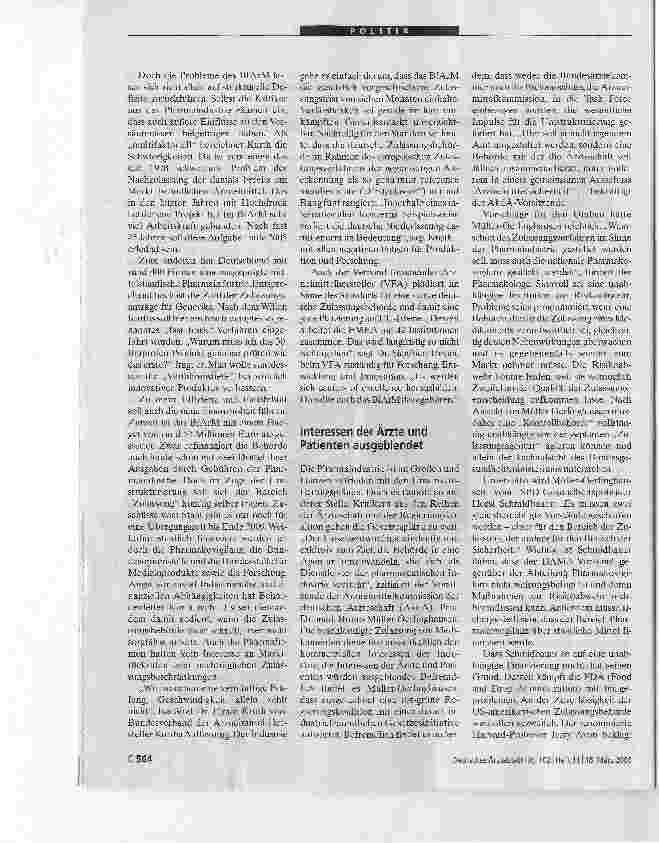 Vorschauseite 2: Von der Behörde zum DienstleisterBundesinstitut für Arzneimittel und Medizinprodukte