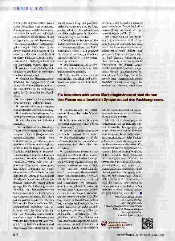 Vorschauseite 2: Die Fachgesellschaften sind am Zug