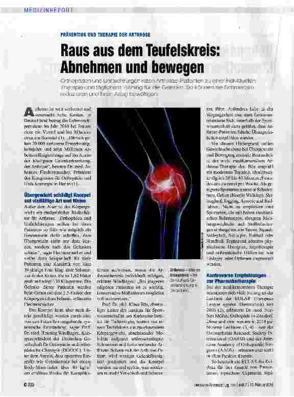 Vorschauseite 1: Raus aus dem Teufelskreis: Abnehmen und bewegen