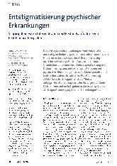 Vorschauseite 1: Entstigmatisierung psychischer Erkrankungen: Scoping Review zu Interventionen und Bestandsaufnahme von Best-Practice-Beispielen.