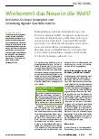 Vorschauseite 1: Wie kommt das Neue in die Welt?