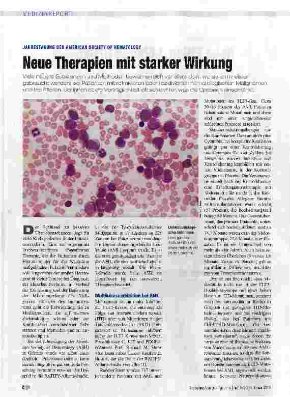 Vorschauseite 1: Neue Therapien mit starker Wirkung