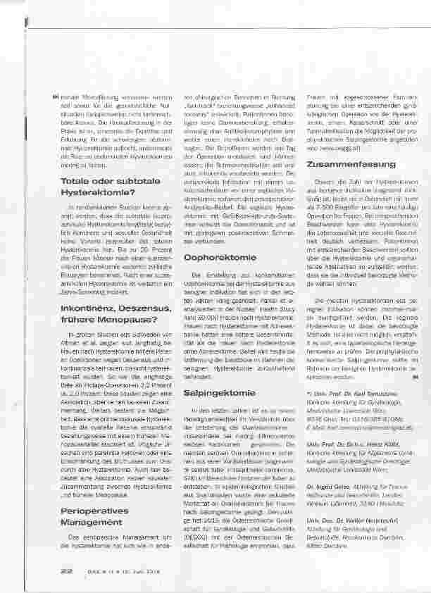 Vorschauseite 3: Hysterektomie