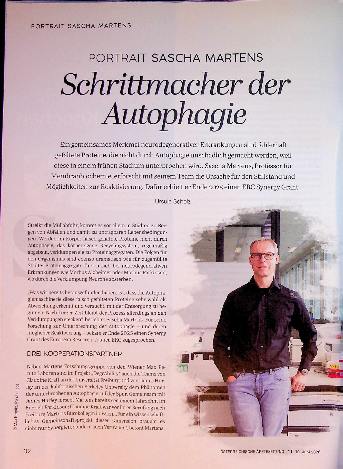 Vorschauseite 1: Schrittmacher der Autophagie
