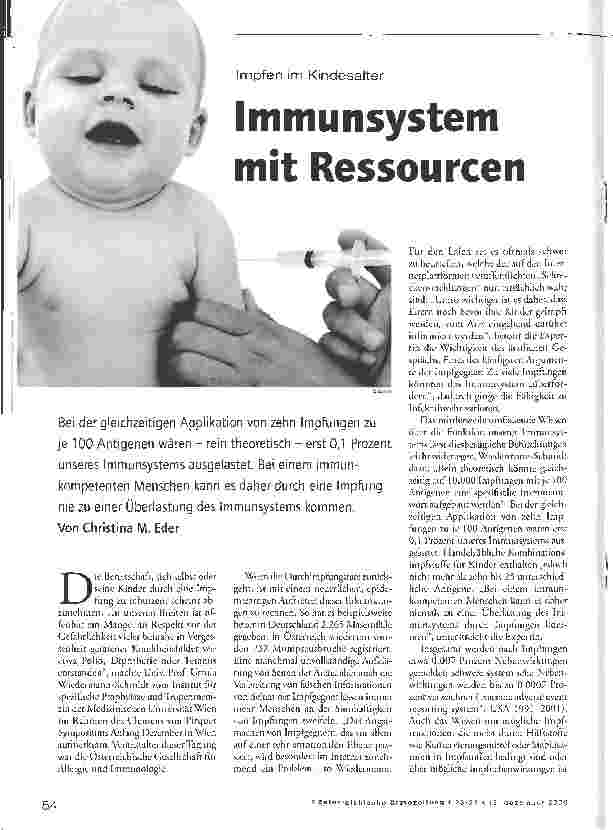 Vorschauseite 1: Immunsystem mit Ressourcen