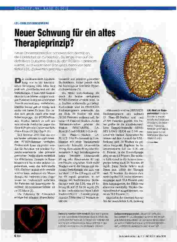 Vorschauseite 1: Neuer Schwung für ein altes Therapieprinzip?