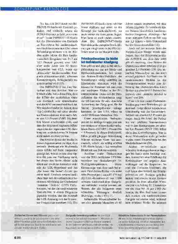 Vorschauseite 3: Neuer Schwung für ein altes Therapieprinzip?