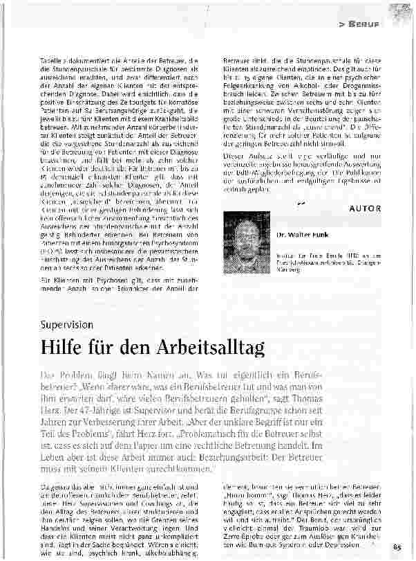 Vorschauseite 4: Auswirkungen des 2. BtÄndGErste Ergebnisse der BdB-Miteliederbefragum