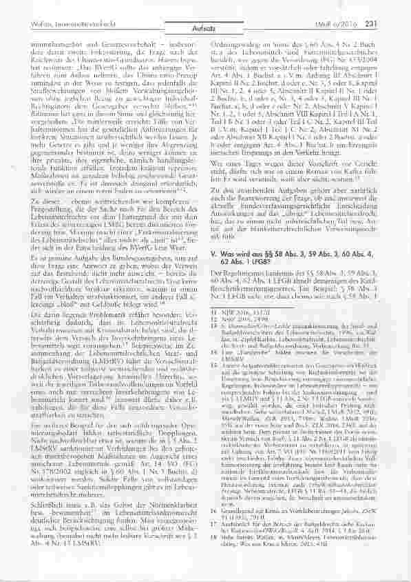 Vorschauseite 3: Plädoyer für eine konzertierte Revision des Lebensmittelstrofrechts