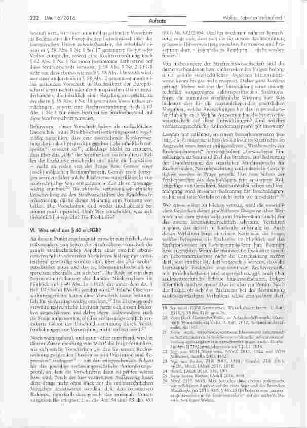 Vorschauseite 4: Plädoyer für eine konzertierte Revision des Lebensmittelstrofrechts