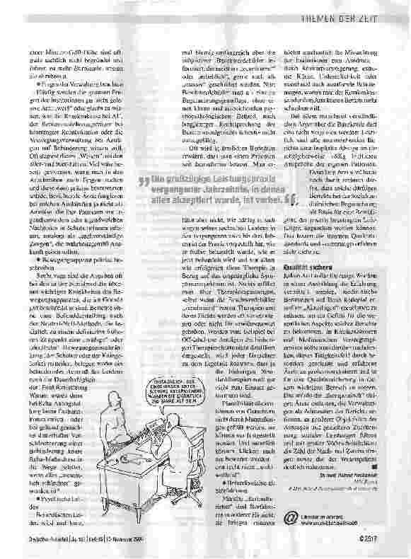 Vorschauseite 3: Präzise berichten - im Interesse der Patienten
