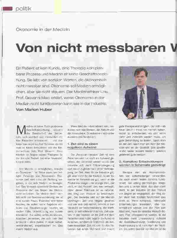 Vorschauseite 1: Von nicht messbaren Werten