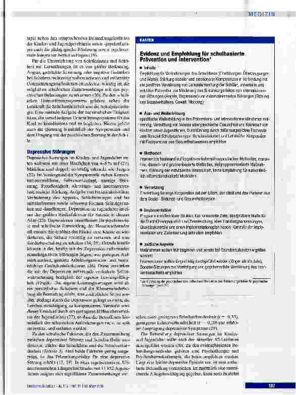 Vorschauseite 5: Psychische Störungen bei Kindern und Jugendlichen im schulischen Umfeld