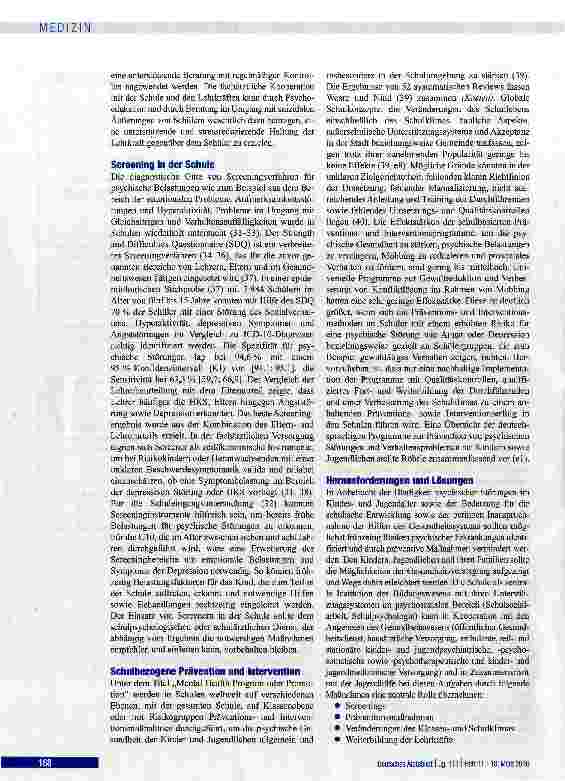 Vorschauseite 6: Psychische Störungen bei Kindern und Jugendlichen im schulischen Umfeld