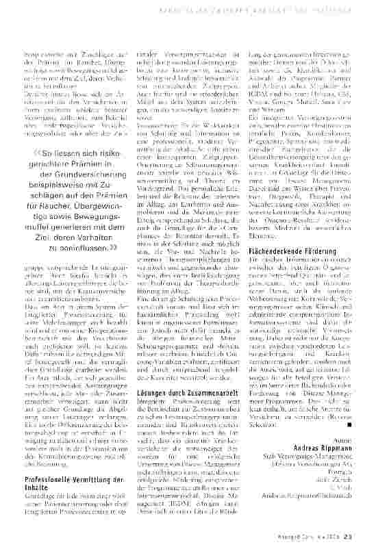 Vorschauseite 3: Integrierte Prozesssteuerung aus Versicherersicht