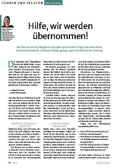 Vorschauseite 1: Hilfe, wir werden übernommen!