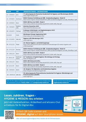 Vorschauseite 5: A-Streptokokken-Ausbruch in einem Altenpflegeheim: Amoxicillin-Prophylaxe für Pflegepersonal und Kontaktpersonen