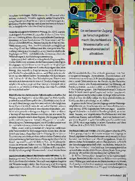 Vorschauseite 4: Datenschatz für die Versorgung von morgen