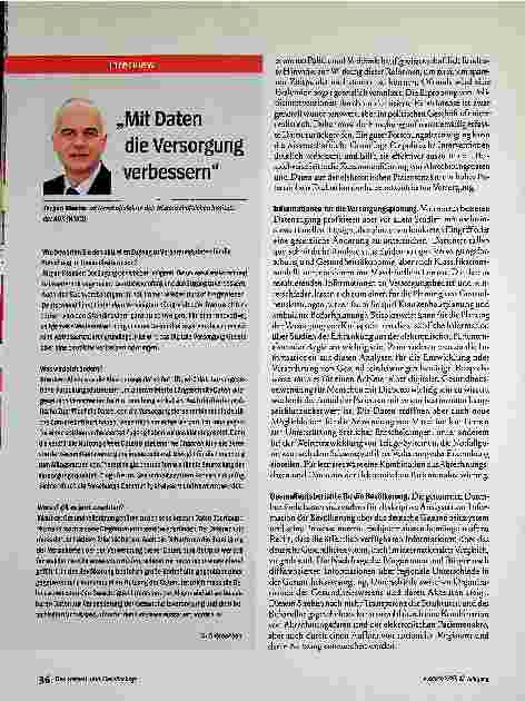 Vorschauseite 5: Datenschatz für die Versorgung von morgen
