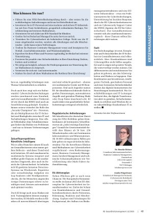 Vorschauseite 3: Digitales Immunsystem im Stresstest Können Hacker-Viren unsere Kliniken lahmlegen?