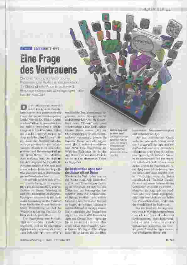 Vorschauseite 1: Eine Frage des Vertrauens