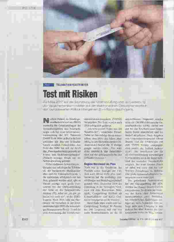 Vorschauseite 1: Test mit Risiken