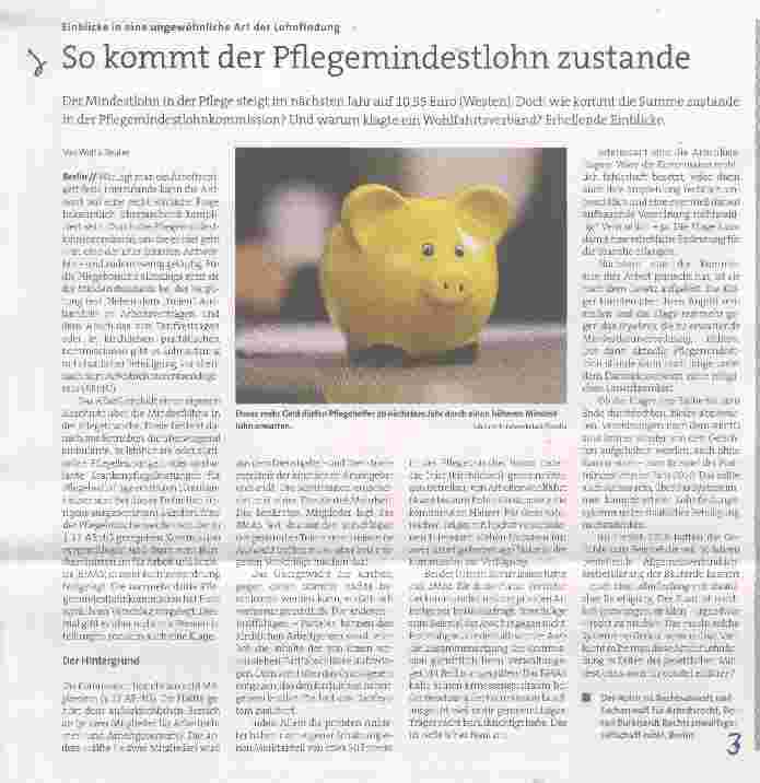 Vorschauseite 1: So kommt der Pflegemindestlohn zustande