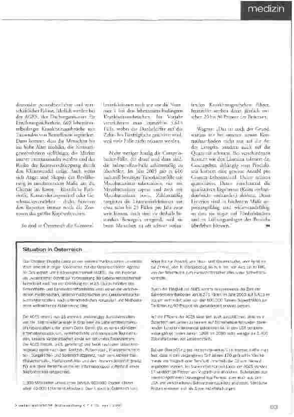 Vorschauseite 2: Salmonellen besser im Griff
