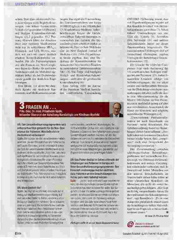 Vorschauseite 2: Auch eine Bringschuld des Versorgungssystems
