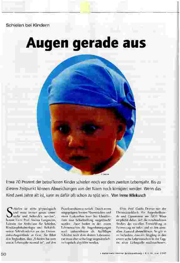 Vorschauseite 1: Augen gerade aus