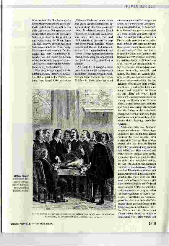 Vorschauseite 2: Die Entdeckung des Blutkreislaufs