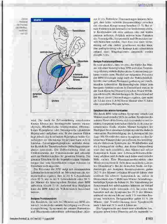 Vorschauseite 2: Terminologie und Diagnostik des benignen Prostatasyndroms