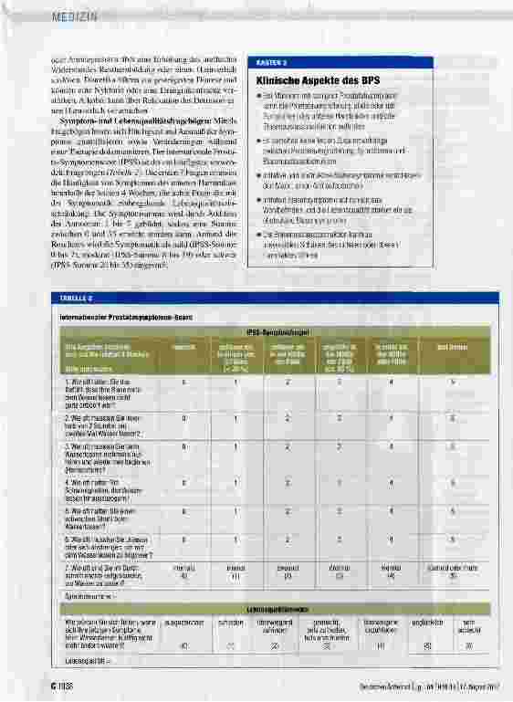Vorschauseite 5: Terminologie und Diagnostik des benignen Prostatasyndroms
