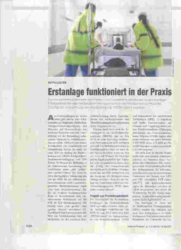 Vorschauseite 1: Erstanlage funktioniert in der Praxis