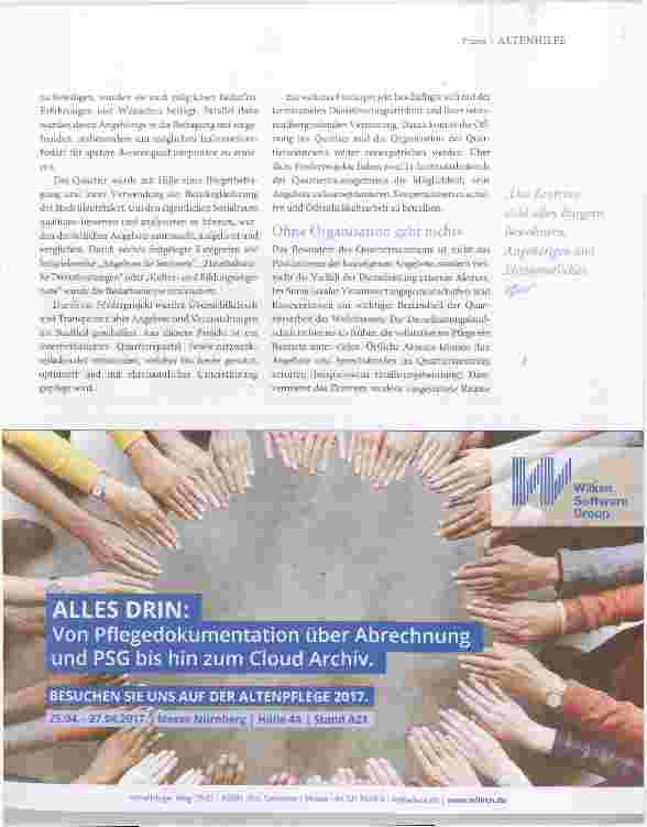Vorschauseite 3: Wie aus einem Altenheim das Quartierszentmm wurde